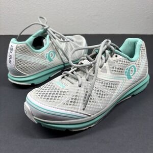 Pearl Izumi Womens 42 US 10 X-Road Fuel IV Gray White Green Cycling Shoes‎ EUC